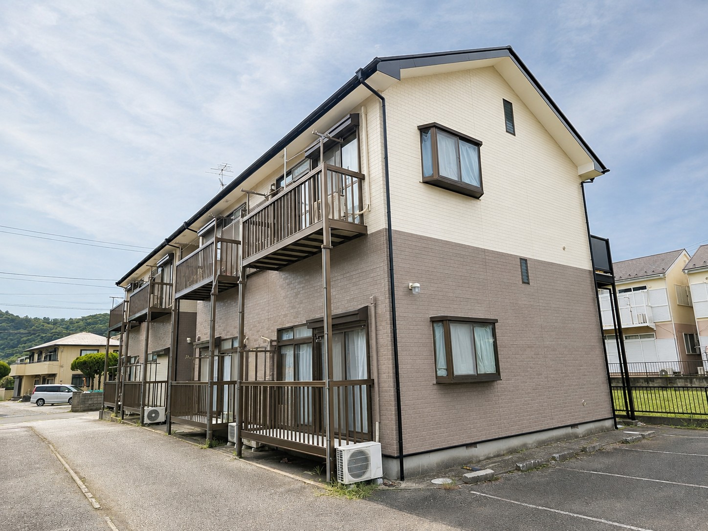 愛川町中津の貸アパート【ハイムⅠ】の外観
