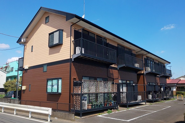 相模原市緑区田名の貸アパート【プラムヒル】の外観